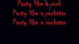 Da Shop Boyz  Party Like A Rockstar With Lyrics [upl. by Assennav]