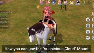 How to obtain Auspicious Cloud Mount  Mabinogi Fantasy Life  Android  Dec 2019 [upl. by Tica249]