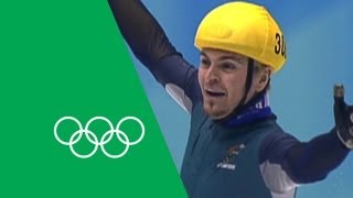 Steven Bradburys Unbelievable Gold Medal Victory  Olympic Rewind [upl. by Tanya384]