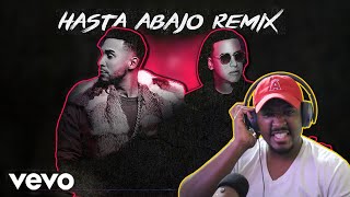 Hasta Abajo Remix ⬇️ Don Omar ❌ Daddy Yankee  El Negro Reacciona HD Zumba 🔥 [upl. by Ayoras]