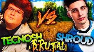 ¿QUIEN ES EL MEJOR JUGADOR DE PUBG DEL MUNDO TECNOSH vs SHROUD [upl. by Rube]