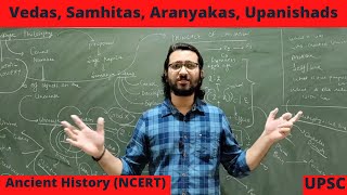 L17 Vedas Samhitas Aranyakas and Upanishads  Vedic period  Ancient India History  NCERT  UPSC [upl. by Ecnedac616]