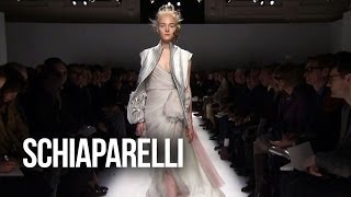 Schiaparelli Couture SpringSummer 2014  EXCLUSIVE  Paris Couture Fashion Week  FashionTV [upl. by Felita]