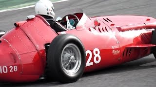 Maserati 250F F1 exStirling Moss amp JM Fangio  Formula 1 vintage [upl. by Nesahc448]