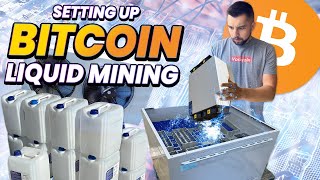 My Own Liquid Mining Bitcoin Farm DCX Immersion Installation and Review [upl. by Darryn]