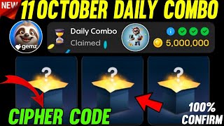 Gemz Daily Cipher amp Combo 10 October Gemz Daily Code  Gemz Daily Combo 10 October Gemz Cipher [upl. by Pall523]