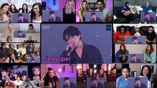 Bts pied piper reaction mashup Bts reaction mashup [upl. by Arahsat]