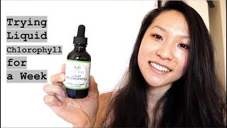 Chlorophyll Water BEFORE and AFTER  Drinking Liquid Chlorophyll For a Week BEST RESULTS amp BENEFITS [upl. by Auqenes]