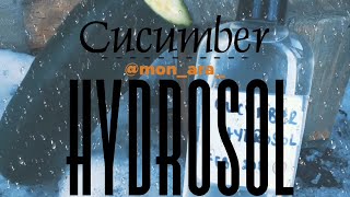 How to make Hydrosol Diy Cucumber water By MONARA [upl. by Gaudette]