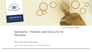 Montagsakademie am 131123 – PD Dr Burkhard Neumann [upl. by Gustafson]