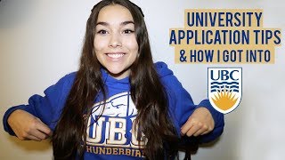 UNIVERSITYCOLLEGE APPLICATION TIPS  HOW I GOT INTO UBC  My Grades Written Responses [upl. by Reine]