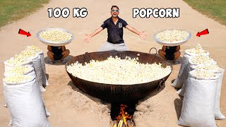 100 Kg Corn  How Much Popcorn  🍿 [upl. by Kimbra]