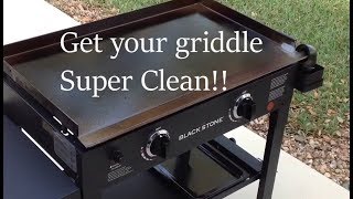 How To Clean the Blackstone and Camp Chef griddle [upl. by Laufer861]