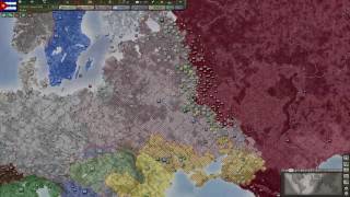 Hearts of Iron 3 Operation Barbarossa successful in 3 months [upl. by Lamej]