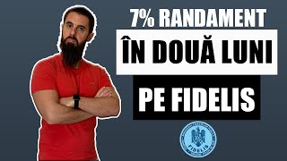 Cum să faci 7 randament în 2 luni pe titlurile de stat Fidelis tutorial pas cu pas [upl. by Goodyear]