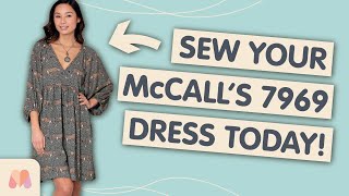 How to make the Tracy Dress  McCalls 7969 Sewalong [upl. by Ientruoc]