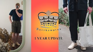 Crown Northampton Harlestone  Off White Veg Tan Calf Leather 1 Year Later Review [upl. by Meier]