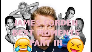 JAMES CORDEN  Best moments part 3 [upl. by Mialliw]