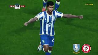 Sheffield Wednesday v Bristol City Highlights  EFL Championship 202324  PES 21 [upl. by Asik]