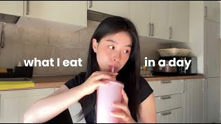 what I eat in a day  intuitive eating  morning routine [upl. by Lleda]