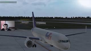 XPlane 11  Fedex 757 Cargo on Vatsim KATL to KMEM [upl. by Coyle]