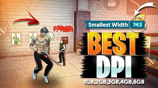 BEST  DPI  FOR HEADSHOT  “SECRET” DPI FOR ONE TAP HEADSHOT IN FREE FIRE [upl. by Klehm266]