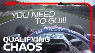 Radio Reaction During Crazy Qualifying  2019 Italian Grand Prix [upl. by Langley]