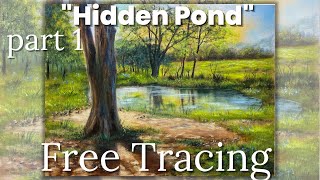 How to Paint a Landscape in Oils FULL TUTORIAL Part 1 [upl. by Kneeland]