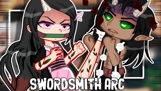 💚💫Hashiras react to Swordsmith Village Arc all parts Demon Slayer [upl. by Mckay]