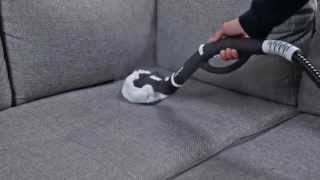 How to Clean a Fabric Sofa with a Steam Cleaner [upl. by Lorie]