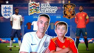 INGLATERRA VS ESPAÑA  UEFA NATIONS LEAGUE [upl. by Bertha965]