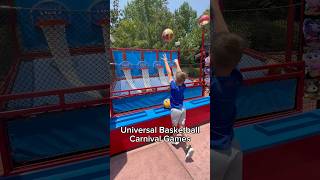 Universal Basketball 🏀 Carnival Games universalorlando carnivalgames basketball [upl. by Rabush882]