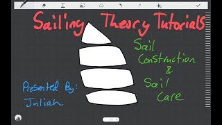 Sailing Theory Tutorials  Sail Construction and Care [upl. by Sobel851]