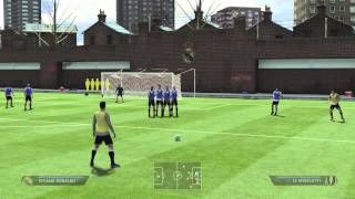 FIFA 14  How to Score Free Kicks [upl. by Devine]