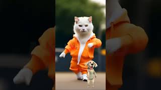 Kathu Mele Song 🤣So Cute Cat Dance 😸😂 shorts trending youtubeshorts cat cute dance mks47hd [upl. by Ecnarual750]