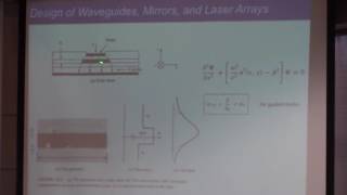 Lasers amp Optoelectronics Lecture 36 DBRs Waveguiding Power Combining Cornell ECE4300 Fall 2016 [upl. by Ainala]