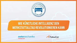 Wie künstliche Intelligenz den Werkstattalltag revolutionieren kann  Automechanika 2024 [upl. by Nomolas807]