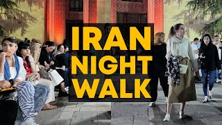 IRAN 🇮🇷 After Dark Night Walk tour in a Crowded City 4K 60FPS ایران تهران [upl. by Venator]