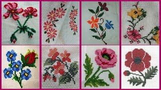 Very Impressive and Classy Cross Stitch Hand Embroidered Fabric design Ideas [upl. by Rehpotsihrc]