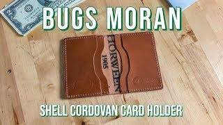 Ashland Leather Card Holder  Bugs Moran  Horween Natural Shell Cordovan [upl. by Ielirol]