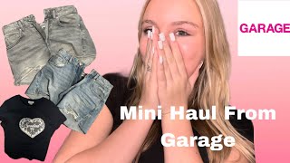 MINI SHOPPING TRY ON HAUL FROM GARAGE [upl. by Scibert904]