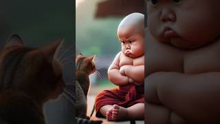 little baby so cute 🥰🥰viral shorts cutebaby littlemonk foryou trending [upl. by Milstone]