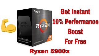 How to Overclock Ryzen 5900x Undervolting and Boost increase [upl. by Enaxor]