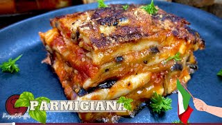 Auberginen Lasagne  leckeres Gemüse Rezept aus der Italienisches Küche  Parmigiana [upl. by Enohsal]