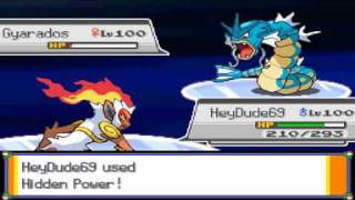 Pokemon HGSS WiFi battle 120 Mefesto VS Umbre0wn OU [upl. by Medor486]