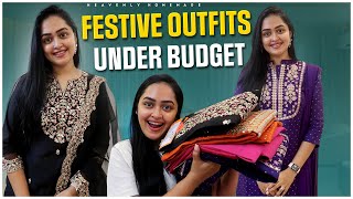 Festive Wear Kurti Sets Under Budget  Heavenly Homemade [upl. by Justin]