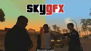 Gráficos de PS2 PC y Mobile en un solo mod  SkyGFX  GTA San Andreas [upl. by Patman]