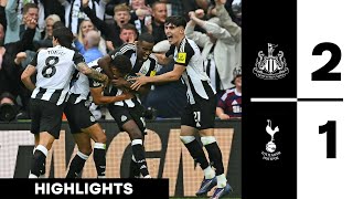 Newcastle United 2 Tottenham Hotspur 1  Premier League Highlights [upl. by Hebel]