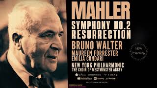 Mahler  Symphony No 2 quotResurrectionquot Ctrc Bruno Walter New York Philharmonic  Remastered [upl. by Aisat]