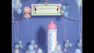 decoracion con globos para baby shower [upl. by Aicire]